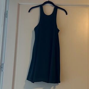 Black Sleeveless Midi Dress